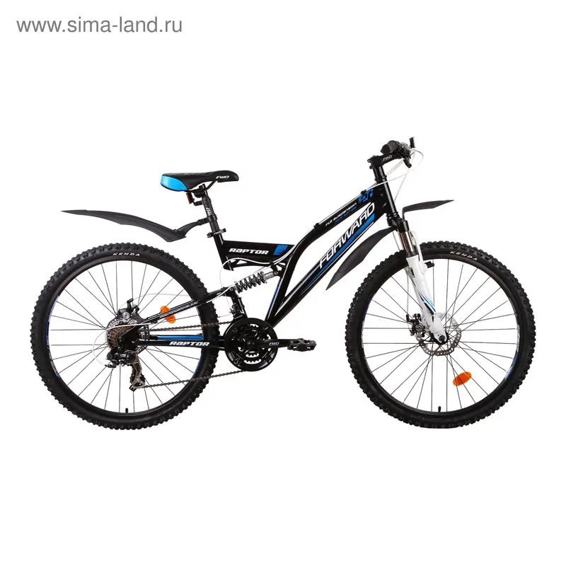 Велосипед 26" Forward Raptor 2.0 disc, 2014, цвет чёрный, размер 16''