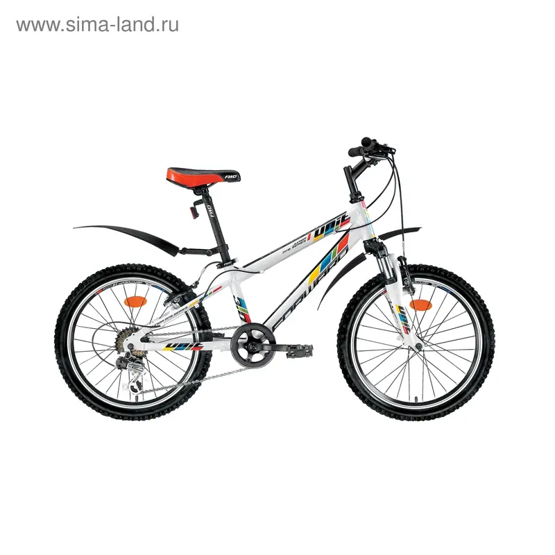 Велосипед двухколесный 20" FORWARD UNIT 3.0 алюм. (20'' 6ск) белый мат