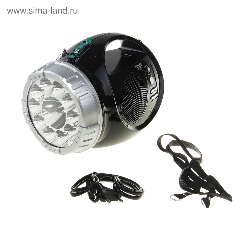 Радиоприемник USB, SD, AUX, LED-фонарь