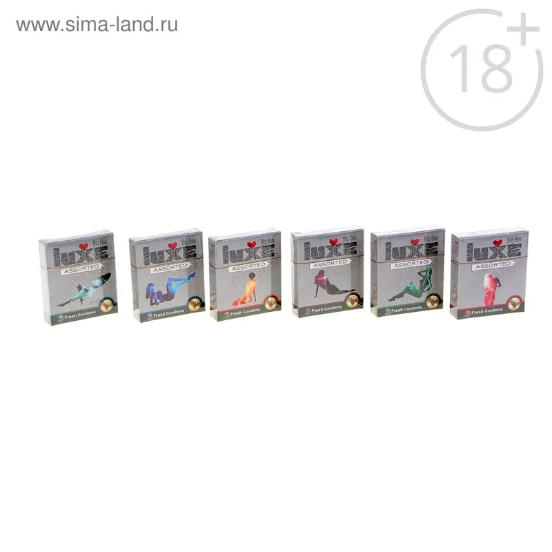 Презервативы «Luxe» Big Box Assorted панель, 3 шт