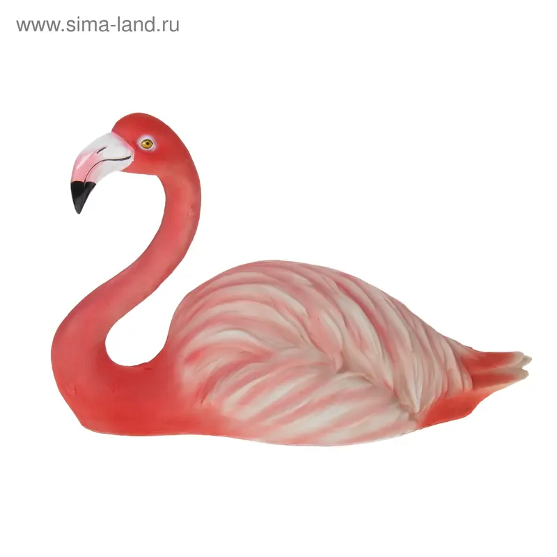 Фигура садовая "Розовый фламинго", 28,5 см