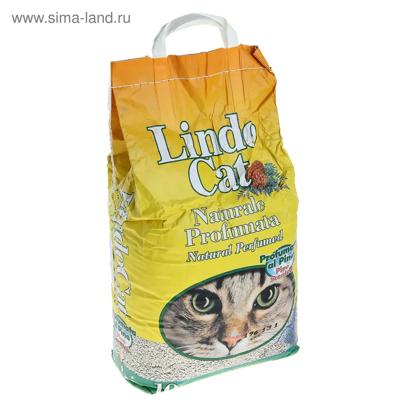 Наполнитель минеральный впитывающий "LindoCat Perfumed Natural" 10 л