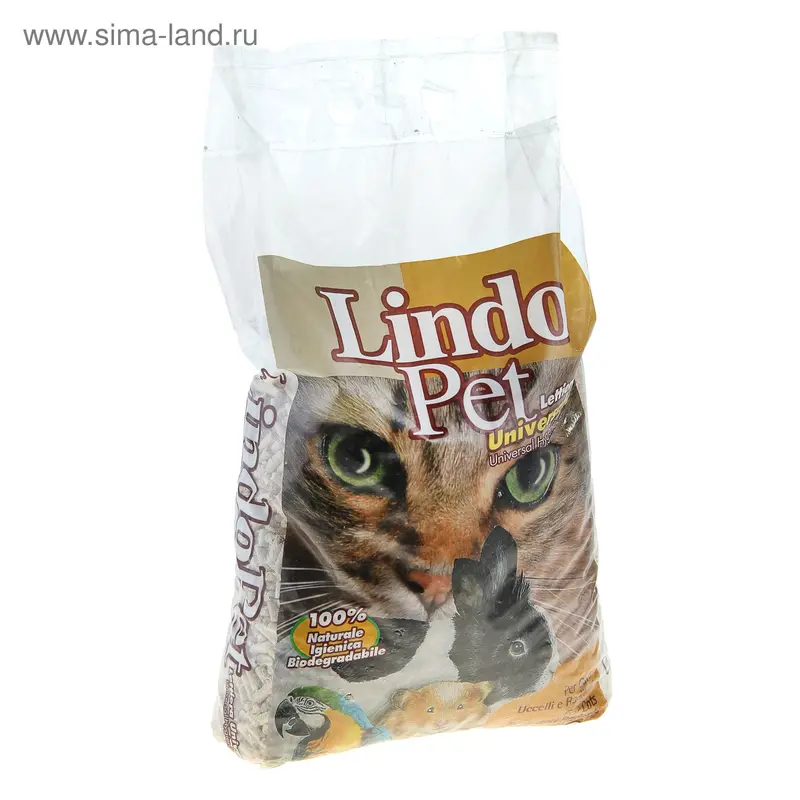 Наполнитель древесный "LindoPet" 10 л