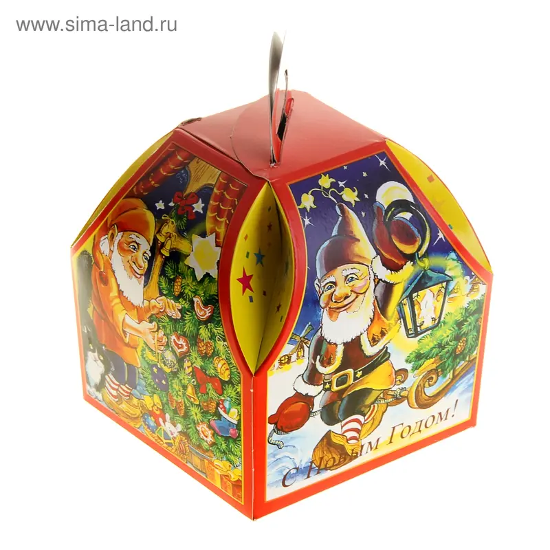 Коробка "Фонарик малый Гномы"