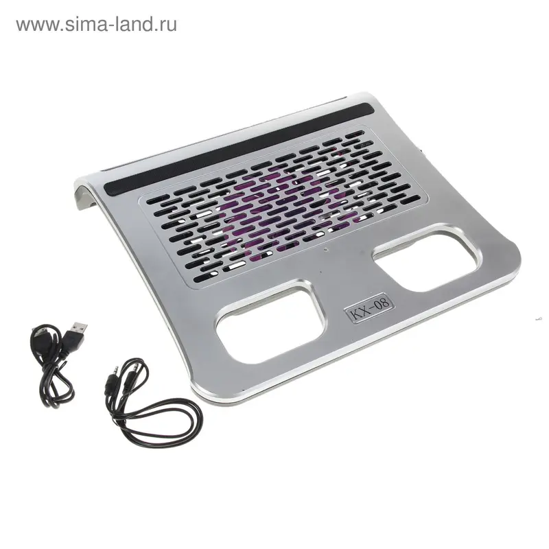 Подставка для охлаждения ноутбука + колонки, 1 кулер, USB
