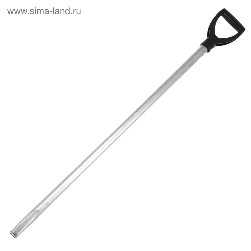 Черенок алюминиевый, d=33 мм, длина 115 см, с ручкой