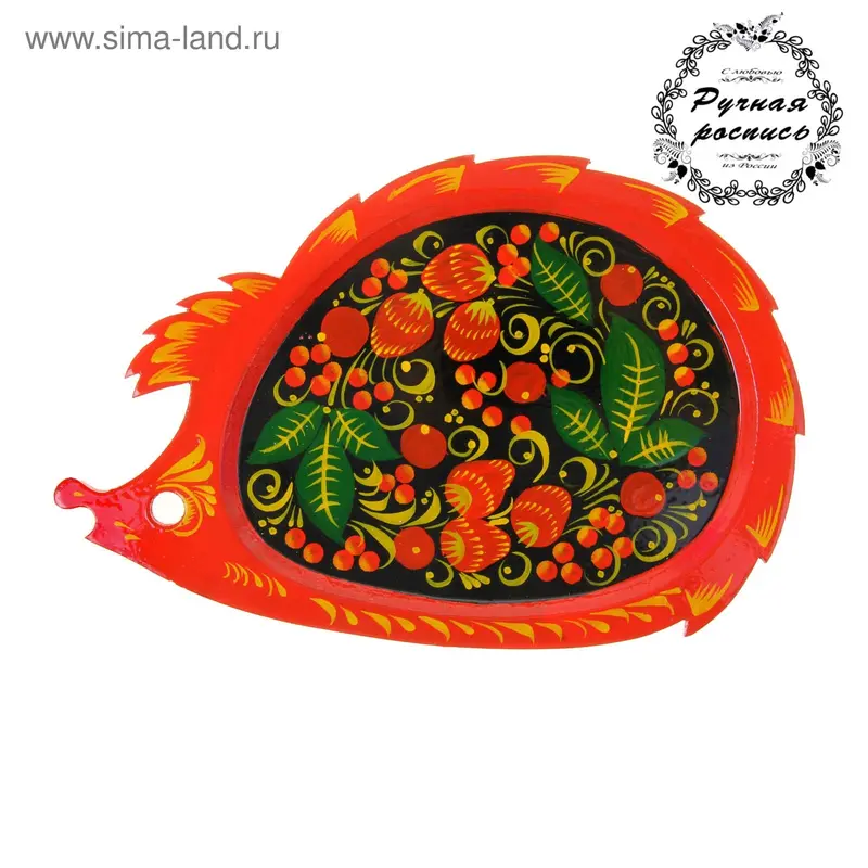 Сухарница «Ёжик», хохлома, микс