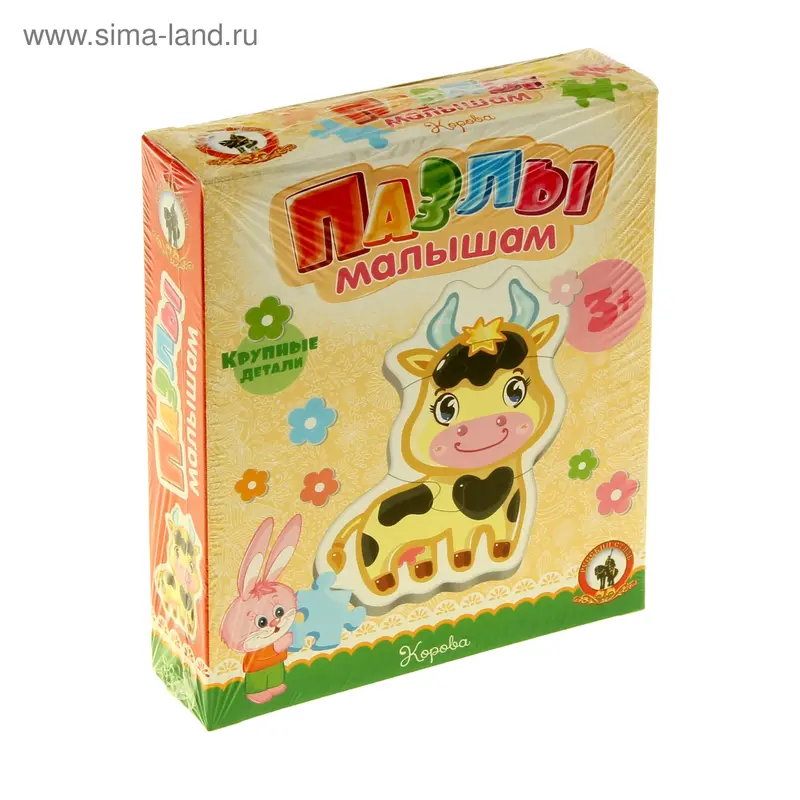 Пазлы малышам «Корова»
