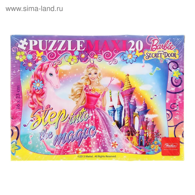 Пазлы макси Barbie, 20 элементов
