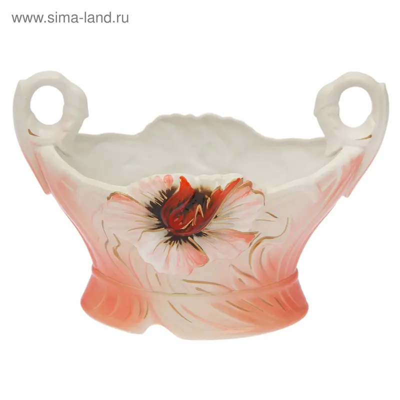 Конфетница "Ирис" белая, микс