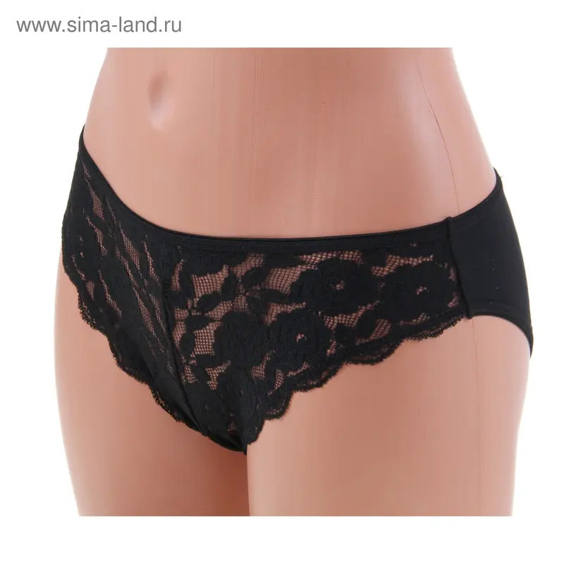 Трусы женские INNAMORE BD33034 Palma nero, р-р 4 (46)