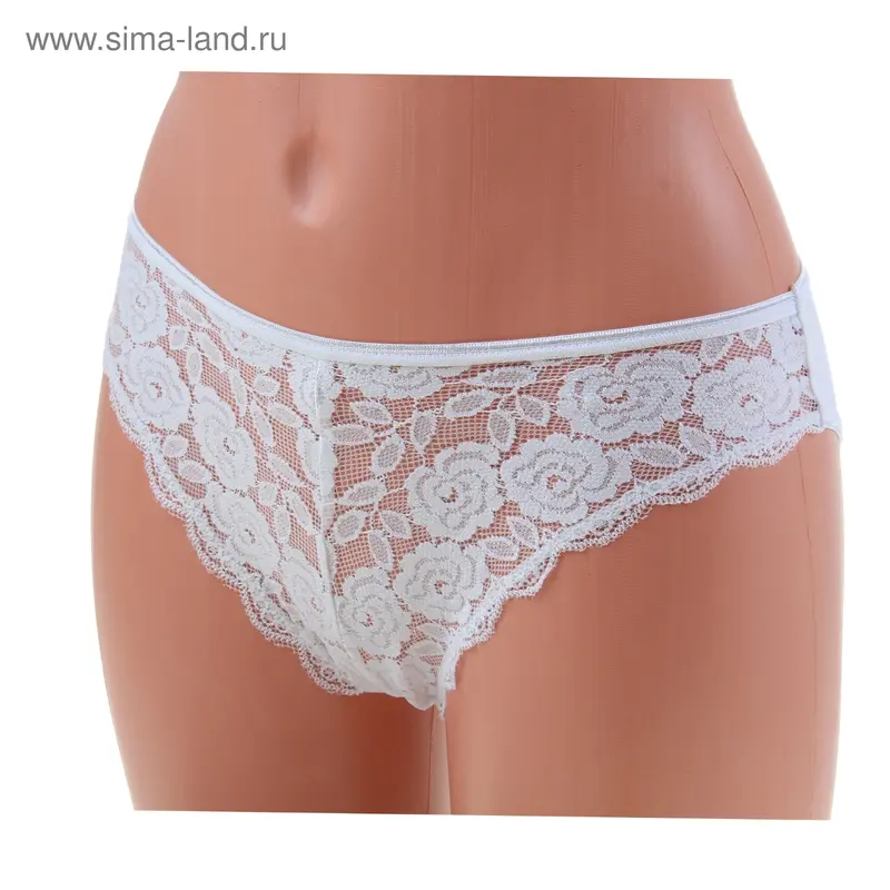 Трусы женские INNAMORE BD33034 Palma bianco, р-р 5 (48)