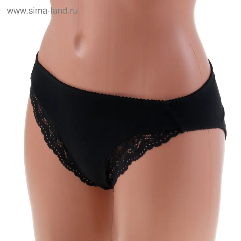 Трусы женские INNAMORE BD33015 Eucalipto nero, р-р 4 (46)
