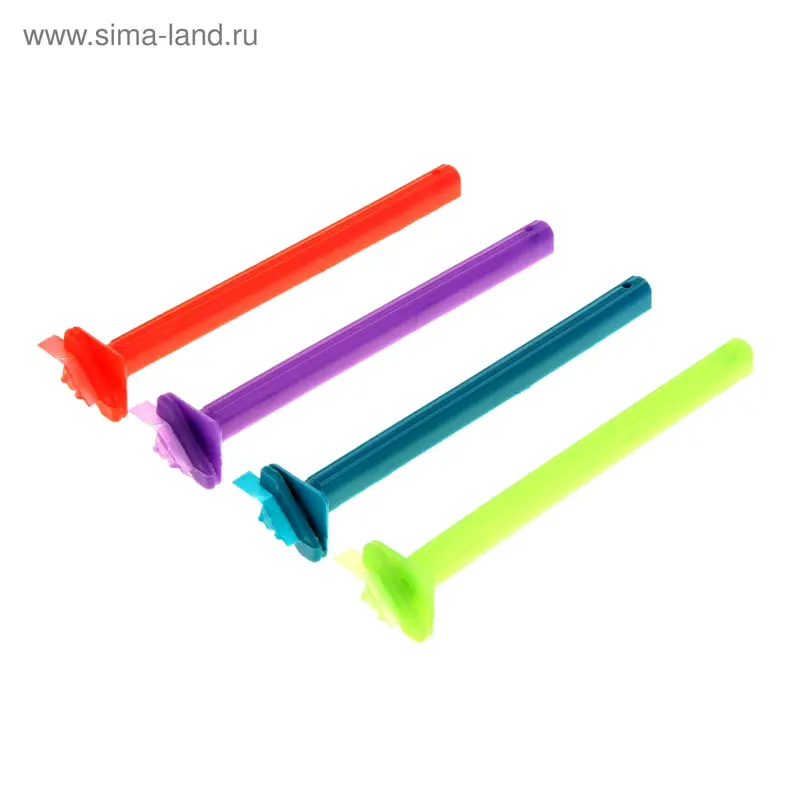 Жердочка для птиц, 140 мм, пластик, микс цветов