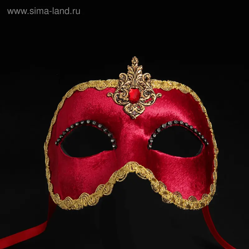 Маска Colombina Velluto Ducale A, Венеция, 10 × 17 × 18 см