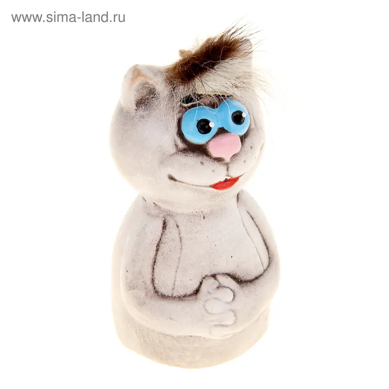 Колокольчик "Кот" цветной 127.1, 6 × 6.5 × 12 см