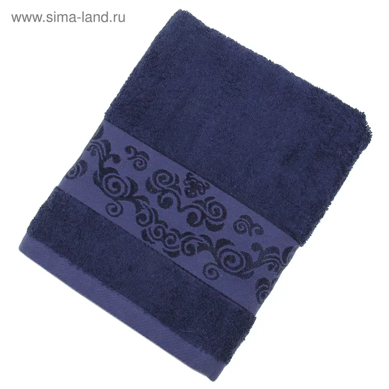 Полотенце Five Wien Bamboo 50*90 см, бамбук, 480 гр/м, синий
