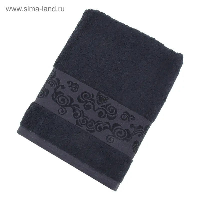 Полотенце Five Wien Bamboo 50*90 см, бамбук, 480 гр/м, синий dark blue