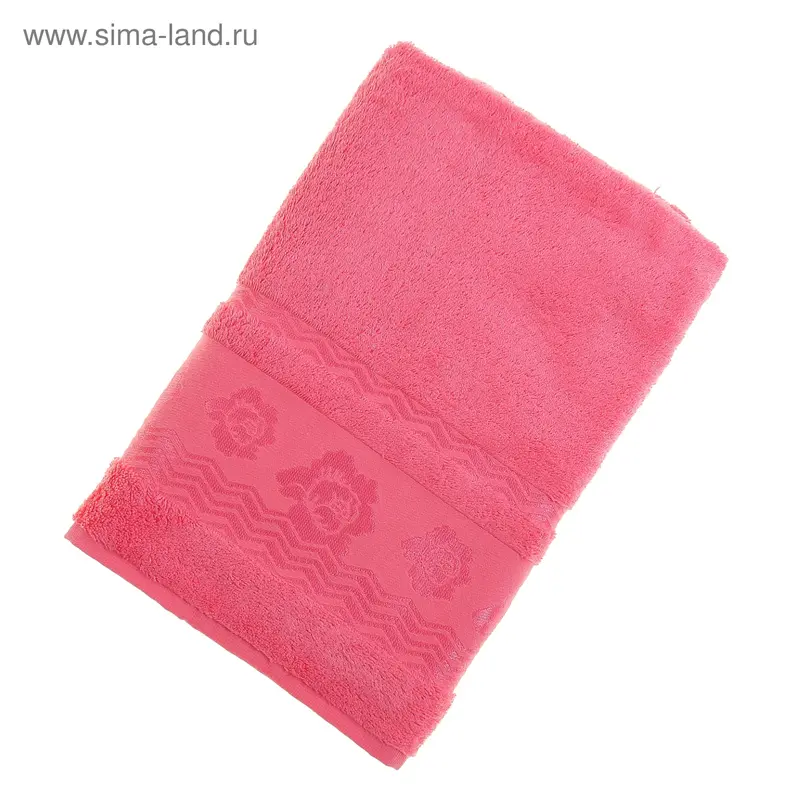 Полотенце Five Wien Premium 70*140 см, бамбук, 500 гр/м, коралл