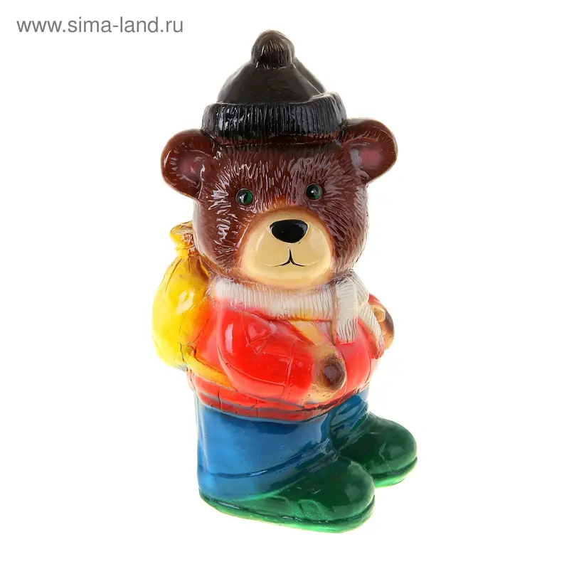 Копилка "Медведь Турист" МИКС 35см