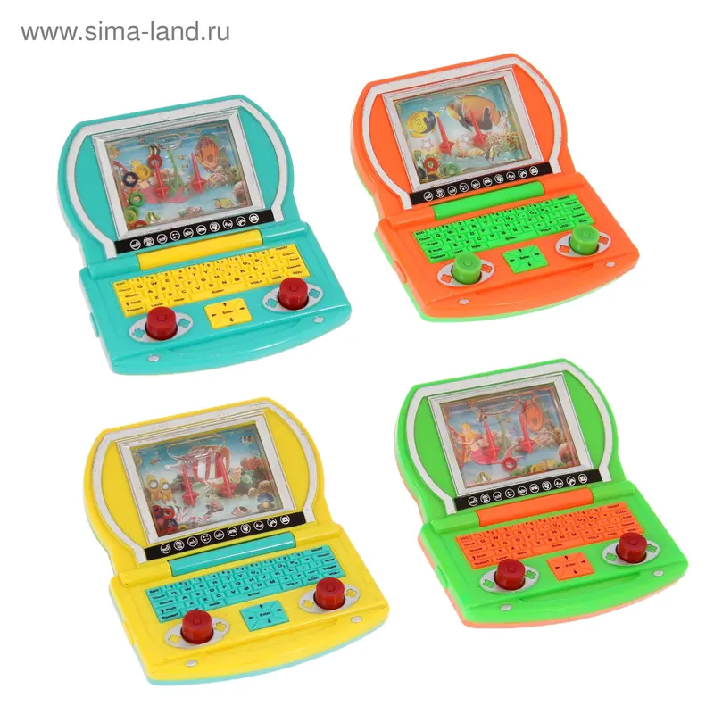 Водная игра "Компьютер" цвета МИКС
