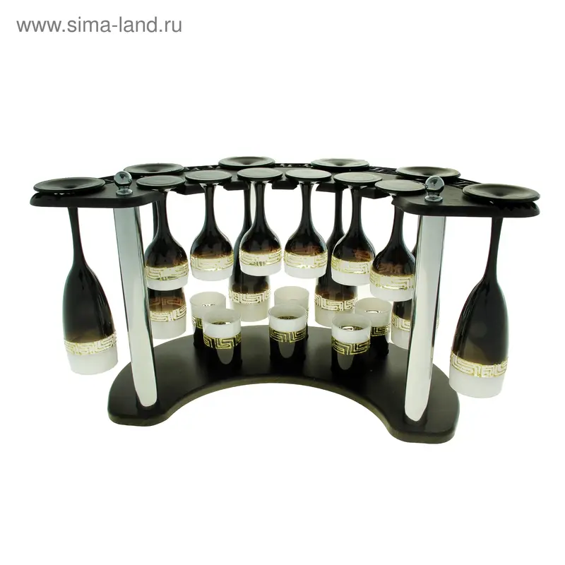 Мини-бар 18 предметов, верс 1687, черно-белый