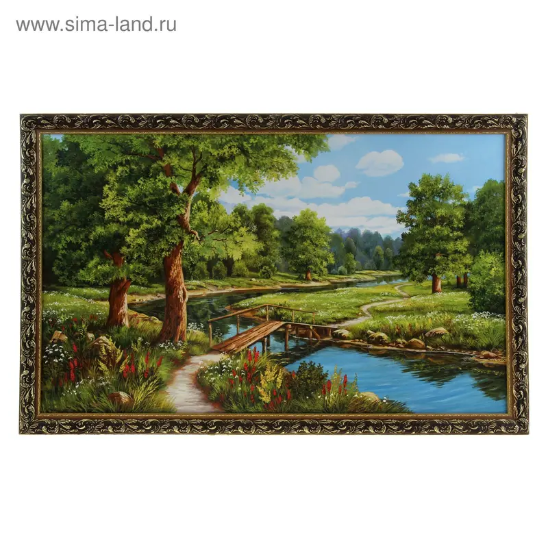 Картина "Мостик" 68*108см