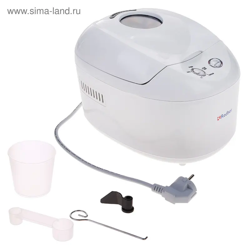 Хлебопечка Redber ХП-502, 530 Вт, 5 программ, 500 г, белая