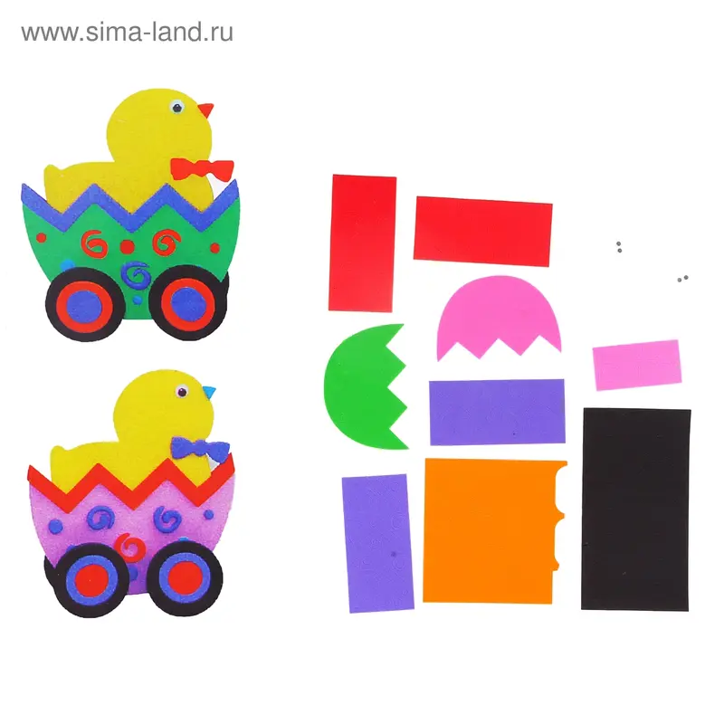 Аппликация 3D "Цыплята" (набор 2 шт)