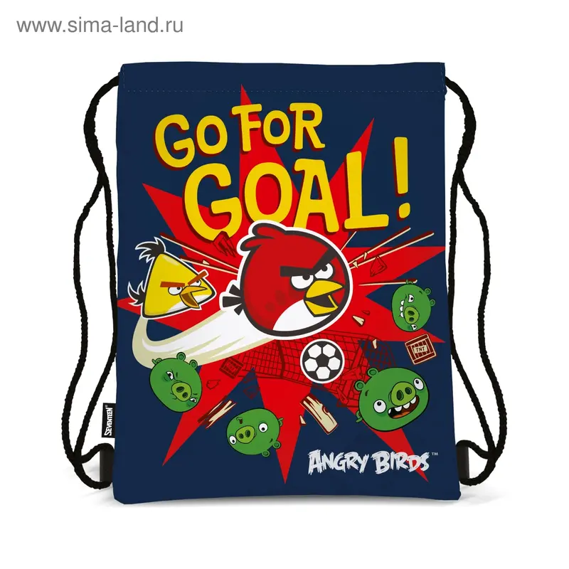 Мешок для обуви Angry Birds 43*34*1см