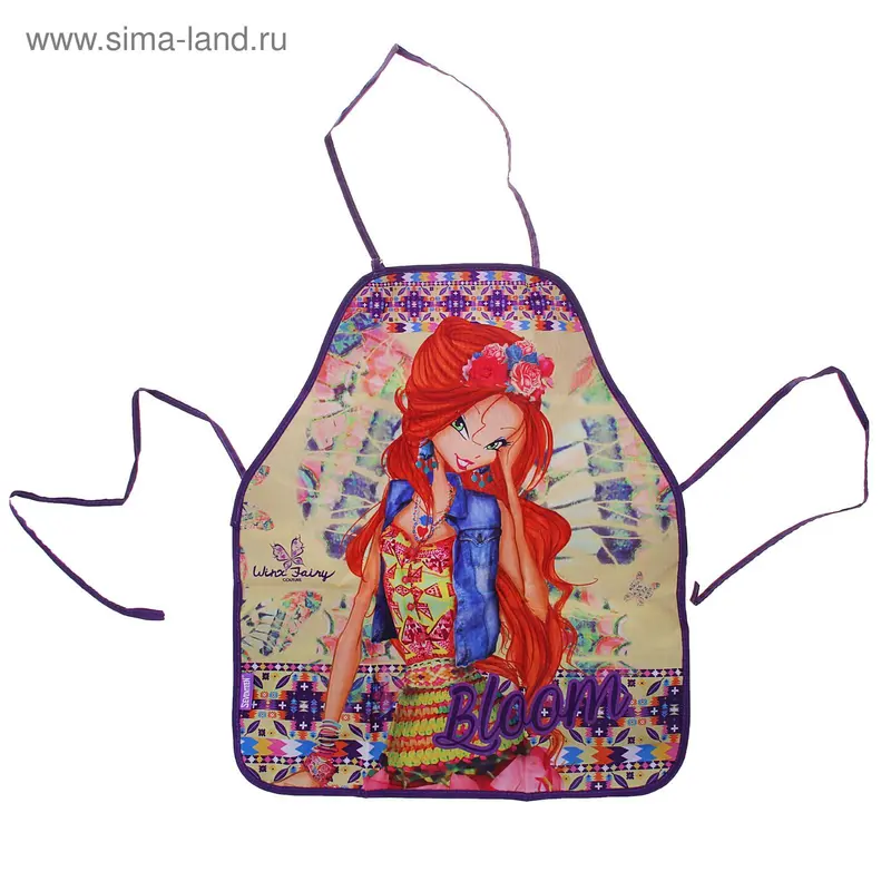 Фартук для труда для девочки Winx Fairy детский 510*440
