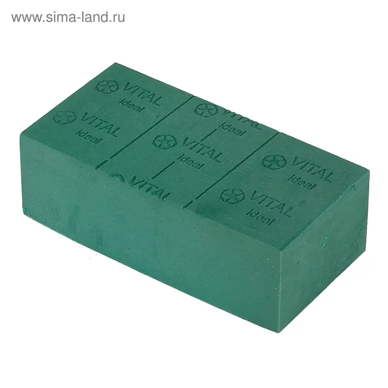 Губка флористическая "Оазис Витал", 23 х 11 х 7,5 см