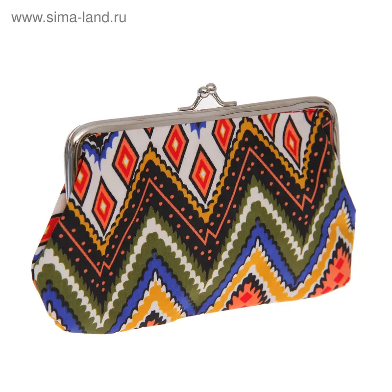 Косметичка-ассорти "Ромбик", 1 отдел, цветная