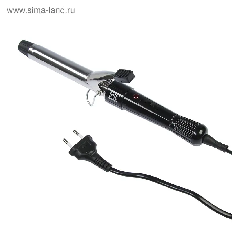 Плойка Irit IR-3159, 15 Вт, d=22 мм, анодированное покрытие, чёрная