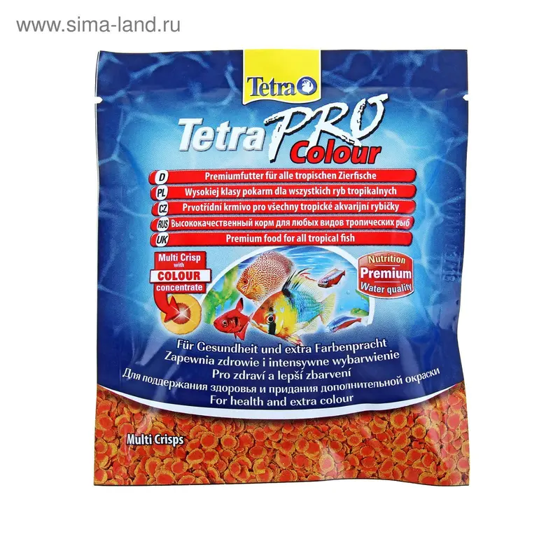 Корм TetraPro Colour для рыб, 12 г