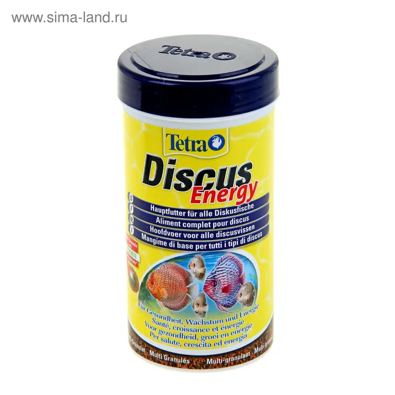Корм Tetra Discus Energy для рыб, крупа энергетическая, 250 мл