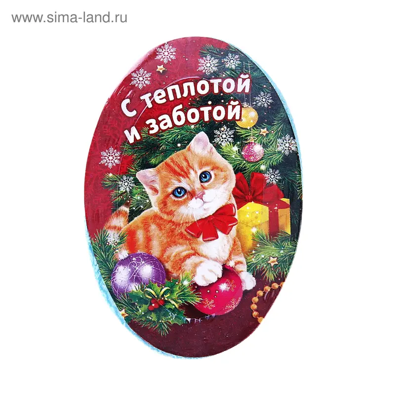 Прессованное полотенце Collorista "С теплотой и заботой"