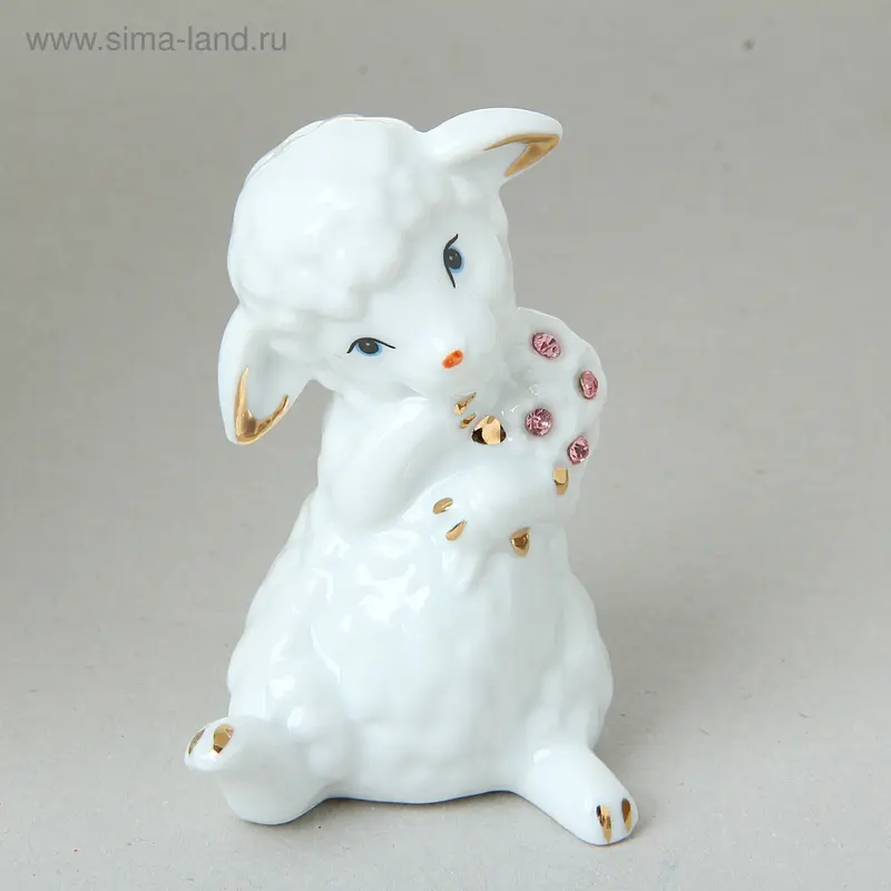 Сувенир "Овечка Бяша" 6х5х8,5 см