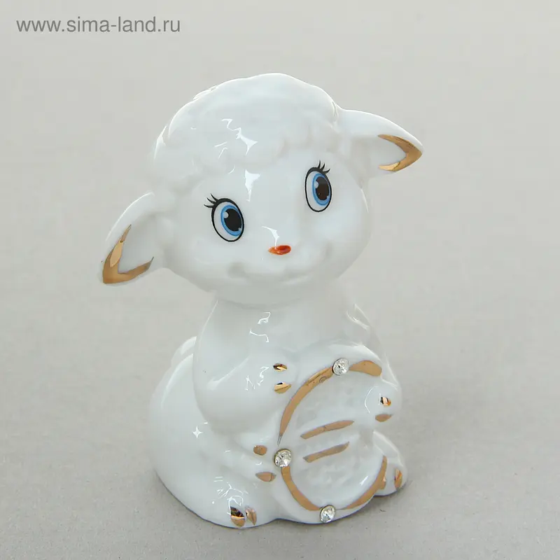 Сувенир "Барашек Добряша с денежкой" 5,5х4,5х8,3 см