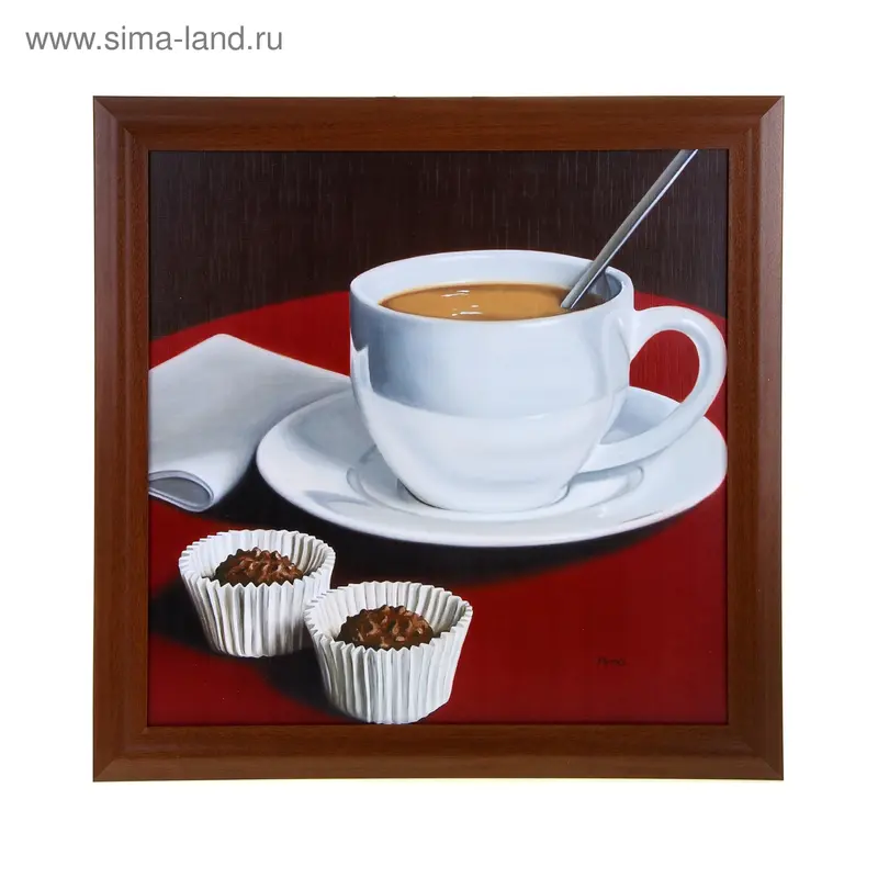 Картина Kerstin Arnold - Chocolate Indulgence 55-52 №45 Орех 50*50см