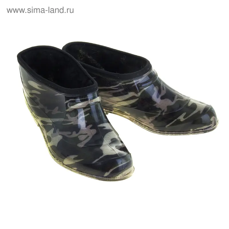 Галоши ПВХ арт. Г222-М-цв мех (МИКС) (р. 43)