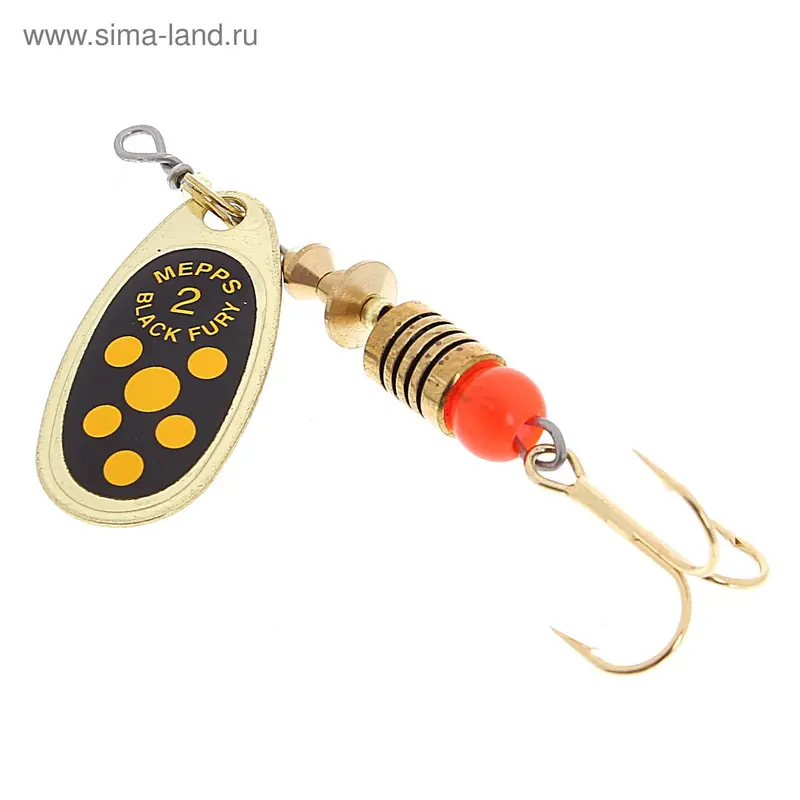 Блесна "MEPPS" Black Fury Yellow №2 G