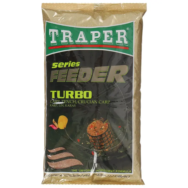 Прикормка Traper Feeder Series Turbo Карп-Линь-Карась, 1 кг