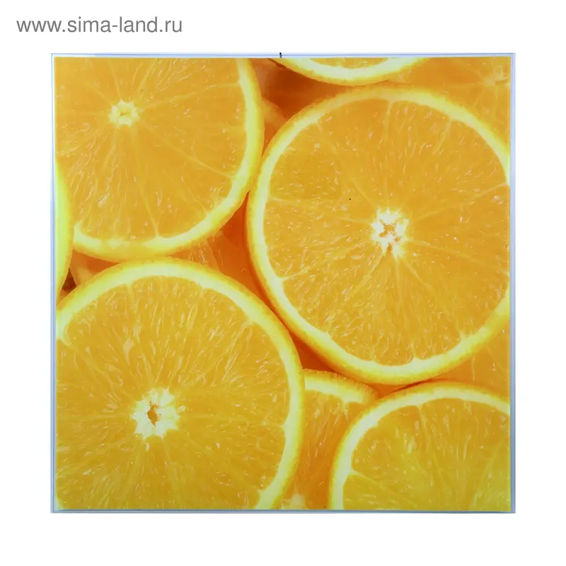 Картина на стекле " Сочные апельсины" 50*50см