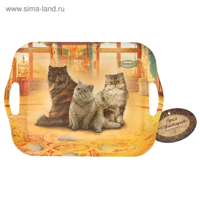 Поднос, серия "Персидская кошка", 35 х 25 см