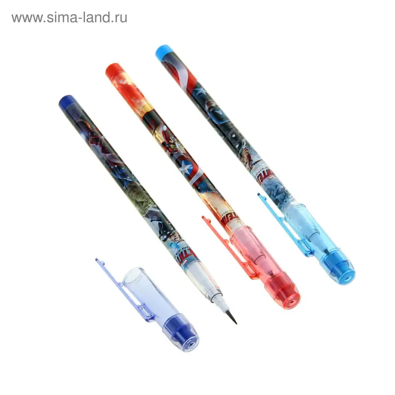 Карандаш сегментный "Мстители-2", МИКС, EK 37819