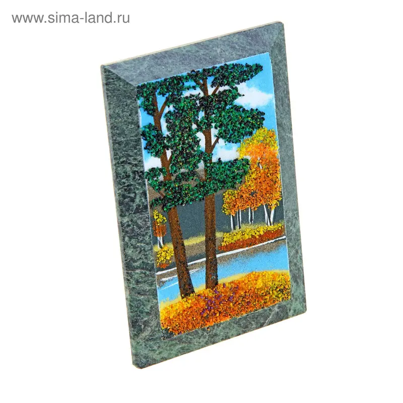 Открытка вертикальная "Осень" 9,5 х 14,5 х 0,5 см