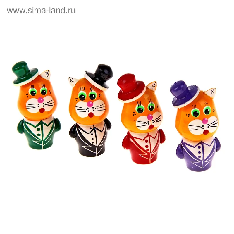 Сувенир - магнит "Кот в шляпе"