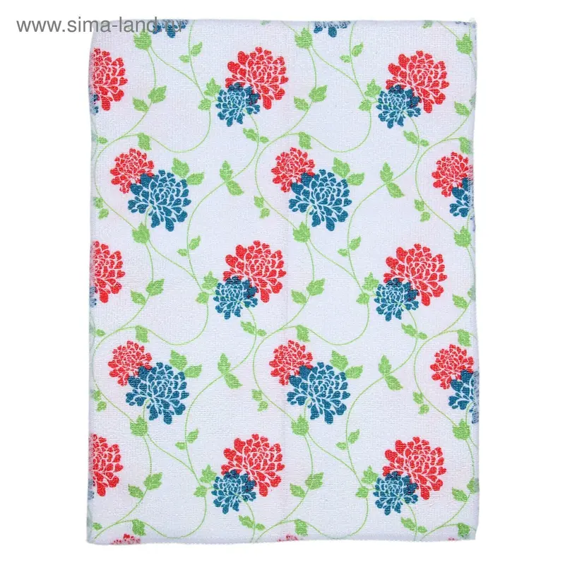 Салфетка для уборки "Пионы", NAP-210, 30х40 см