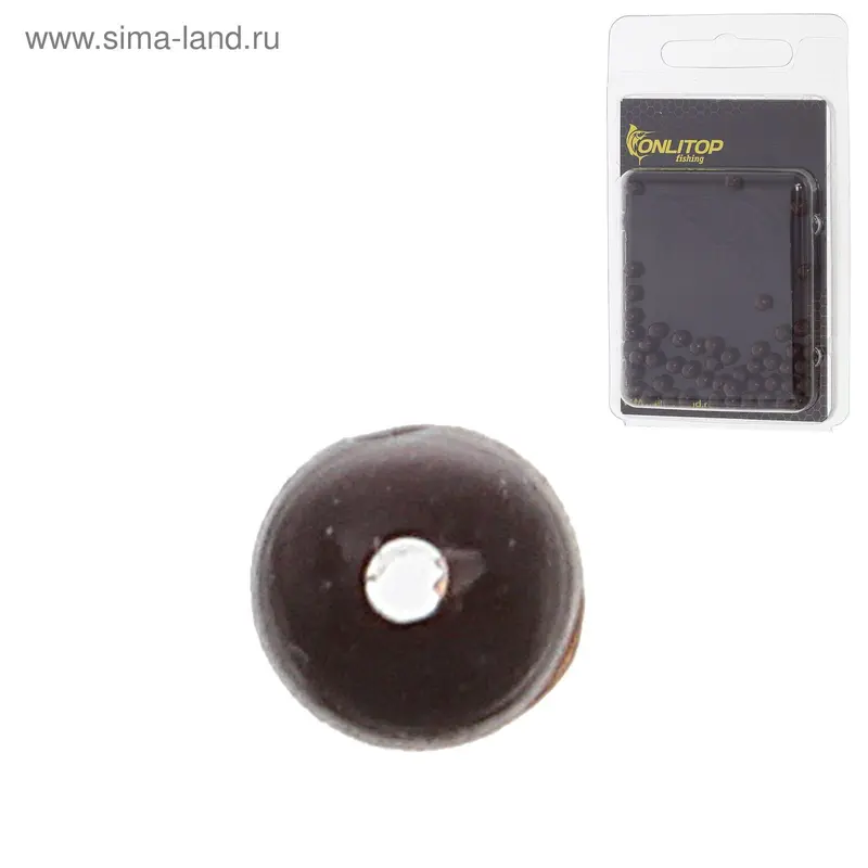Бусинка отбойник 4 мм, Brown (набор 50 шт.)